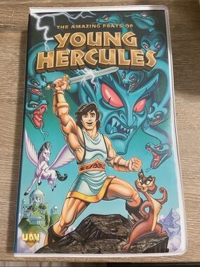 The Amazing Feats of Young Hercules VHS Video Tape Animated UAV Ent 1997